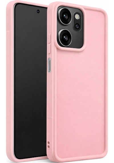 Infinix Smart 9 Ve Hot50i Ve X6531 Ve Smart9hd Uyumlu Kamera Çıkıntılı Mat Silikon Telefon Kılıfı Pembe
