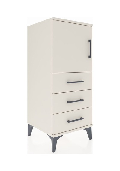Hyperion Komodin 2 Raflı 3 Çekmeceli Tek Kapaklı 44x44x106 Aytaşı-aytaşı Aytası