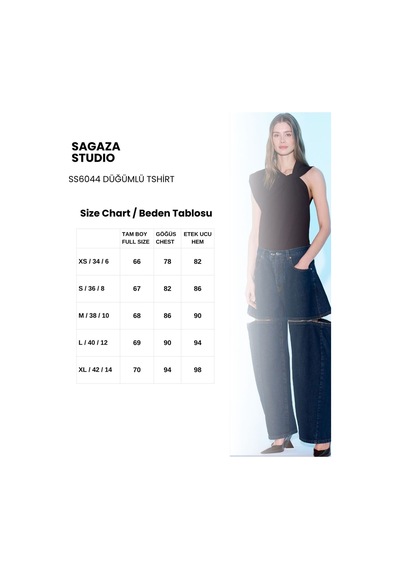 Sagaza Studio Ss6044 Düğümlü Bluz Kahve