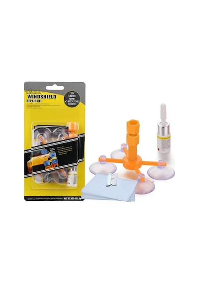 Araç Ön Cam Kırık Çatlak Giderici Hızlı Tamir Kiti 2,5 Cm Çap Kadar Uygundur, 3ml 5 Film