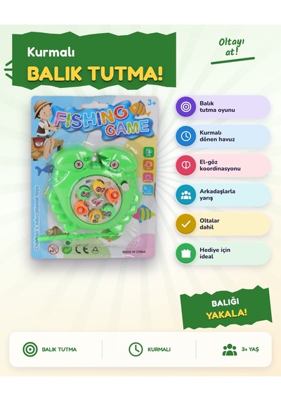 Kurmalı Balık Yakalama Oyunu 366-6