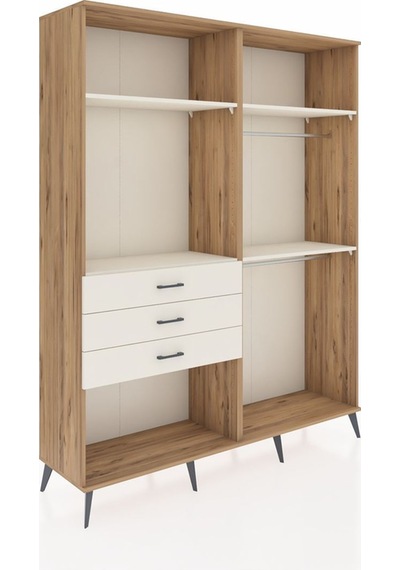 Hyperion Gardrop 4 Raflı 3 Çekmeceli 2 Askılı 176x44x221 Çam-aytaşı Aytaşı Hyperion Gardrop 4 Raflı 3 Çekmeceli 2 Askılı 176x44x221 Çam-aytaşı Aytaşı