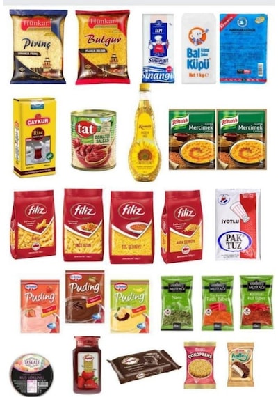 Ayçiçek Ramazan Kumanya Erzak Gıda Kolisi 26 Parça