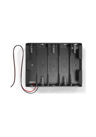 5'Li Aa Kalem Pil Kutusu Yuvası 7.5V Kablolu Kalem Pil Tutucu