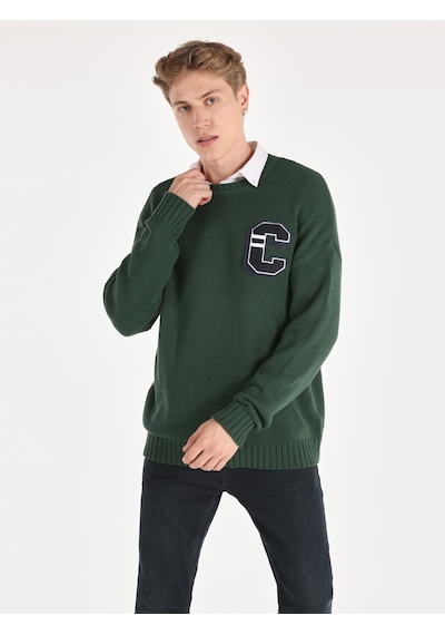 Colin's Colins Yeşil Erkek Kazak Cl1064908 Q1.v1 Grn 001