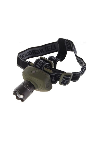 Süper Zoomlu Kafa Lambası Watton Wt-053 El Feneri Işıldak Lamba N11.1111 Yeşil