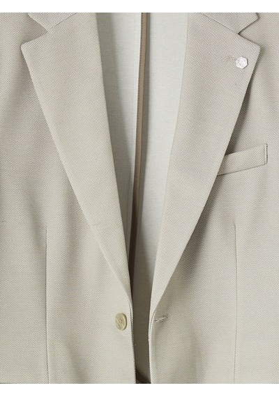 Lcw Busıness Bej Slim Fit Erkek Blazer Ceket
