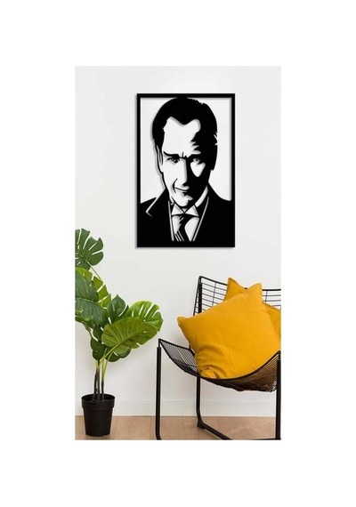 Atatürk Silüet Ahşap Duvar Tablosu 11
