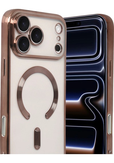 Apple, Uyumlu iPhone 17 Pro Max Kross Magneticsafe Kapak Çöl Titanyum