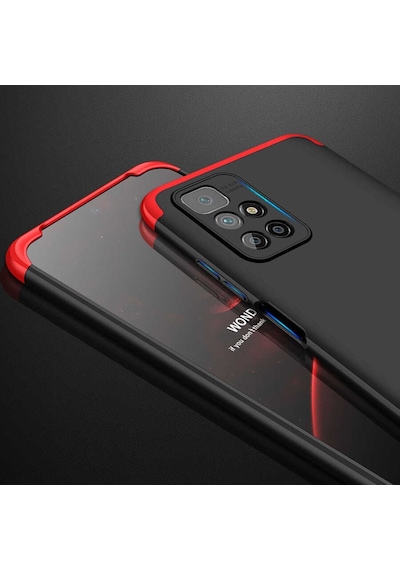 Xiaomi Redmi 10 10 2022 Kılıf Lens Tam Korumalı Gkk Sert Kapak