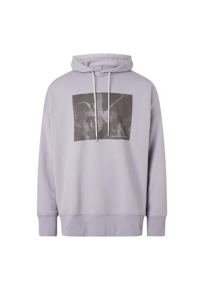Calvin Klein Tv Dısrupted Monogra Erkek Lila Hoodie Mor