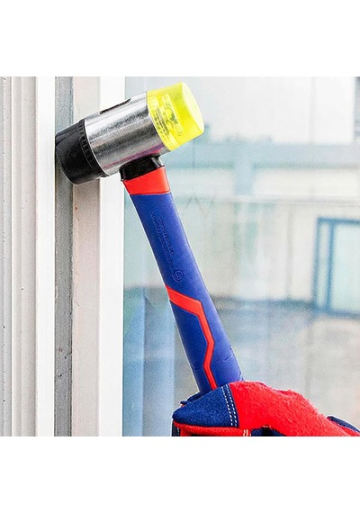 Workpro Wp241036 40mm Fiberglas Saplı Çift Başlı Hassas Lastik Çekiç