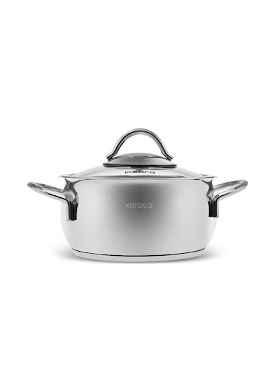 Karaca  Urla İndüksiyon Tabanlı 8 Parça Çelik Tencere Seti