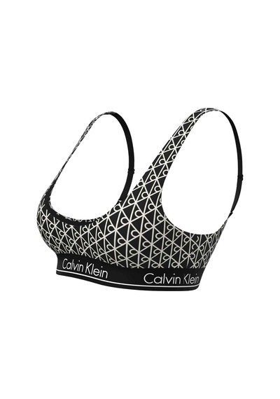 Calvin Klein Kadın Siyah-beyaz Bikini Üstü Lv00q61207 32n-15958