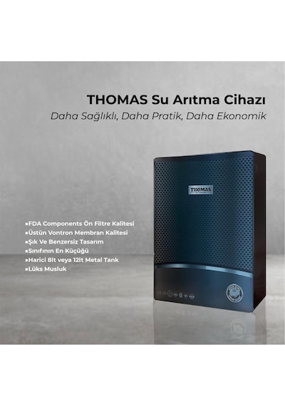 Thomas Su Arıtma Cihazı (Ankastre Ultra Slim) 8 Litre Metal Tank 493275970