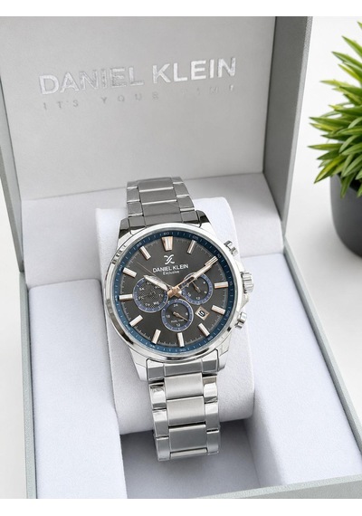 Daniel Klein Damat Ve Takım Elbiseye Özel 2 Yıl Garantili Çelik Kordon Erkek Kol Saati Vs.blkt.1017 Gümüş