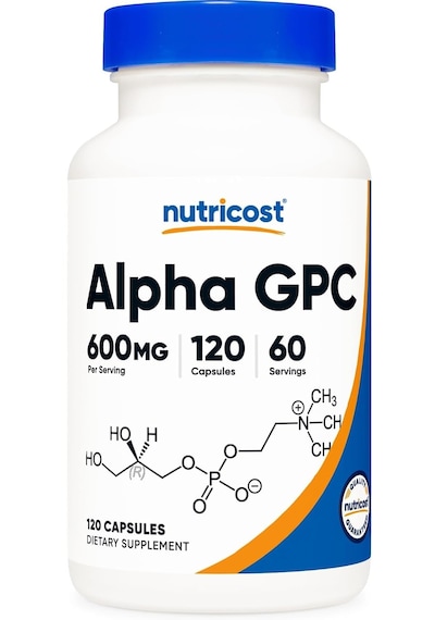 Nutricost Alpha Gpc Non-gmo And Gluten Free 600 Mg 120 Kapsül Usa Menşeii Orijinal Dmmedicineden