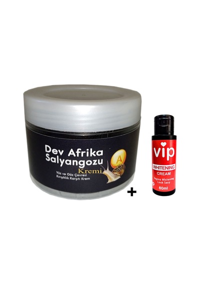 Bonie Giant Vıp:32 Yàşlanma Kàrsıtı Sàlyangoz Krémi 100ml Dev Afrika Salyangozu Yanında Vip Vajìna Renk Açicı Krem 60 Ml