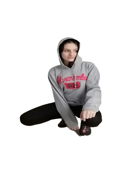 Berselüx Kapişonlu Çocuk Sweatshirt Gri Melanj 2Iplik Şardonlu... Gri