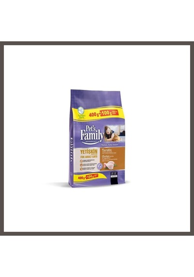 Pets Family Yetişkin Kedi Maması Tavuklu 400+100gr 1 Adet Nxrlvng