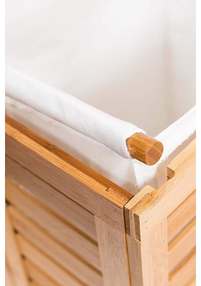Bambu Çamaşır Kirli Sepeti Banyo Düzenleyici Db-0034 Diğer
