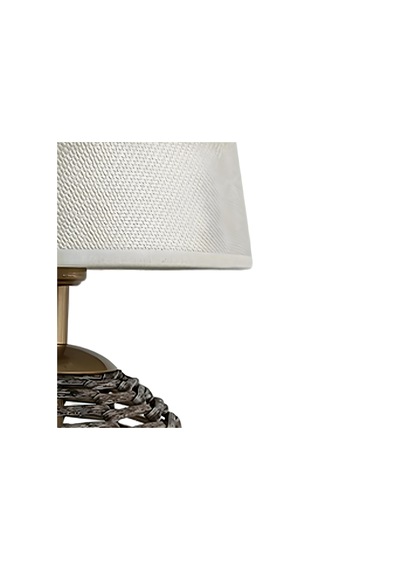 Soly Eskitme Plastik Rattan Abajur Eskitme