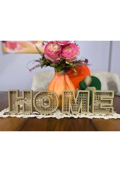Home Yazılı Ahşap Renk Dekoratif Hazeran Şık Ve Modern Ev Dekoru