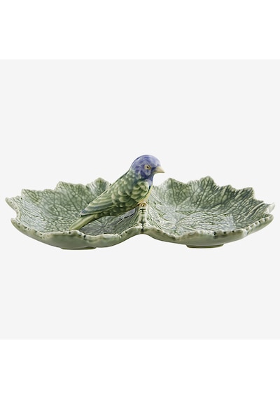Yeşil Seramik Servis Tabağı 22 Cm