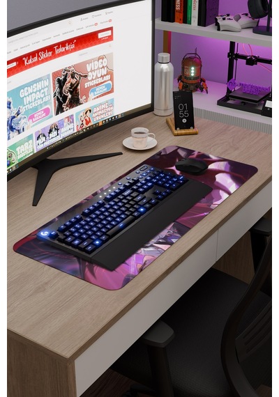 Durin Genshin Impact Anime Oyuncu V2 - 70x30 Xl Gaming Mouse Pad Fare Altlığı