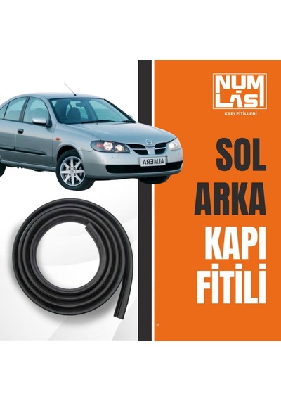 Nissan Almera 2000-2006 Sol Arka Kapı Fitili-a Kalite-numlas-nm5480