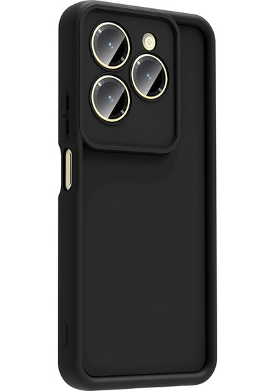 Rba Aksesuar İnfinix Hot 40 Pro Kılıf Kamera Korumalı Rba Ananas Kapak - Pembe Pembe
