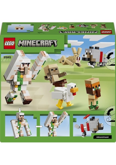 LEGO® Minecraft® Tavuk Jokey Çöl Saldırısı 21592 - 9 Yaş ve Üzeri Çocuklar için 6 Figür İçeren Oyuncak Yapım Seti (428 Parça)