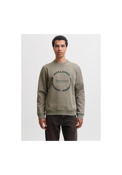 Jack & Jones Jjbenson Sweat Crew Neck Vetıver Erkek Sweatshirt 12298497