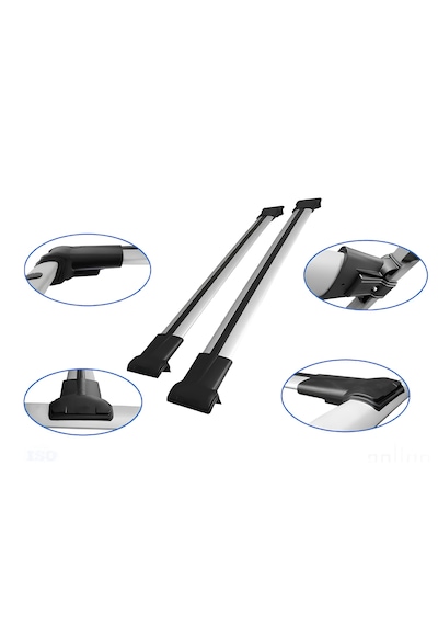 Klasik Universal Ara Atkı Tavan Barı Gri 138cm