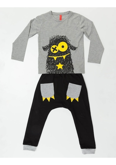 Denokids Xo Ponçik Baggy Takım Çok Renkli