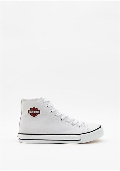 Harley Davidson 023m100382 Pittsburgh Plain White Erkek Sneaker Beyaz
