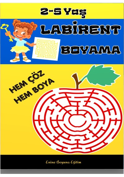 2-5 Yaş Labirent Boyama Kitabı