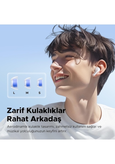 Soundpeats Clear Bluetooth 5.3 Kulak İçi Kulaklık