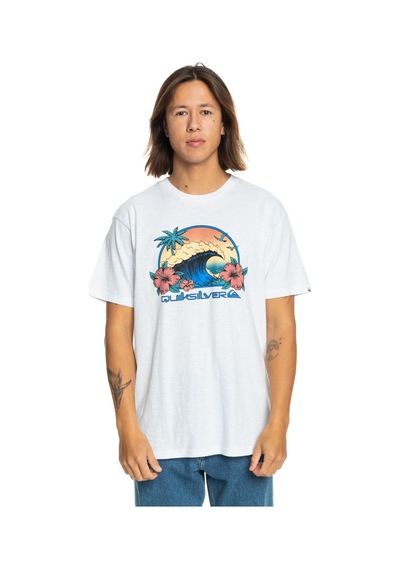 Quiksilver Quıksılver Rıdıng Today Ss Erkek T-shirt Eqyzt07676-qk.10 Beyaz