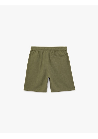 Koton Regular Fit Cepli Bermuda Beli Bağcıklı Şort Haki 6sam40045hw Koton Regular Fit Cepli Bermuda Beli Bağcıklı Şort Haki 6sam40045hw