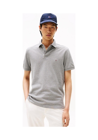 Tommy Hilfiger Erkek 1985 Regular Polo T-shirt-13315 Medıum Grey Heather