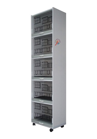 İstanbul Kafes Model 5 Pvc Kuş Dolabı