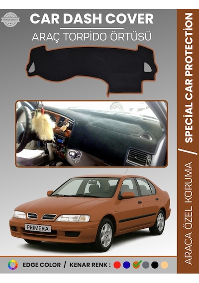Nissan Primera P11 1996-2000 Torpido Örtüsü Premium Kalite Torpido Koruma Araca Özel Uv Koruma - 160 Stiloto
