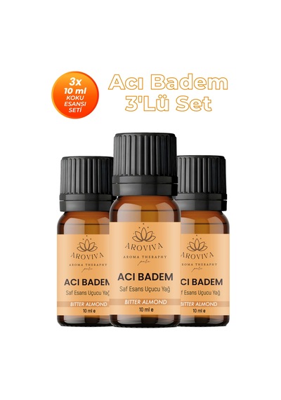 Acı Badem 3'lü Oda Kokusu Seti - Bademli Tatlı Kaçamak 3x10ml Karışık