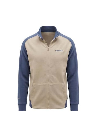 Shimano Wear Beige/ındigo Zipper Polar Sweatshirt Bej-lacivert