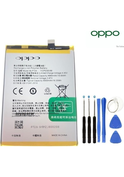 Oppo Realme 5/5İ/C3 Pil Batarya Blp729+Tamir Seti