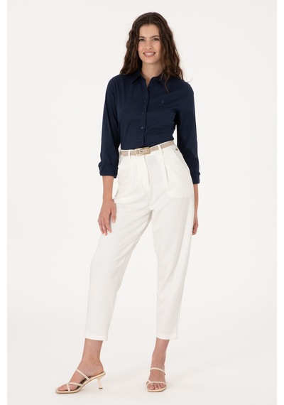 U.s. Polo Assn. Kadın Lacivert Gömlek Basic 50298091-vr033 Lacivert