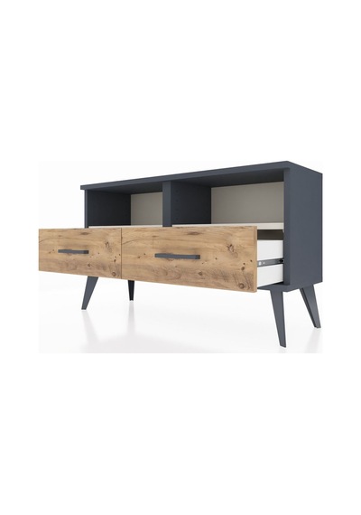 Arges Şifonyer 2 Raflı 2 Çekmeceli 88x30x48 Antrasit-aytaşı/çam Aytaşı/çam Arges Şifonyer 2 Raflı 2 Çekmeceli 88x30x48 Antrasit-aytaşı/çam Aytaşı/çam