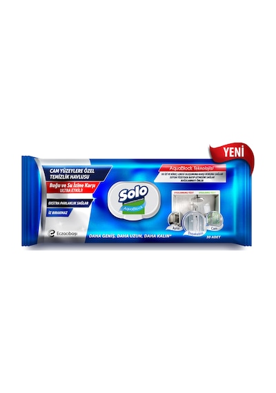 Solo Aquablock Yüzey Temizlik Havlusu 30'lu 2 Adet