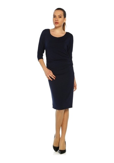 Bulalgiy Kadın Lacivert Jersey Elbise - Bga318721